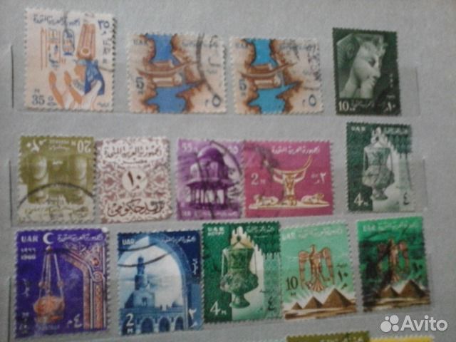Почтовые марки-юар. египет. судан. ливан. нигерия