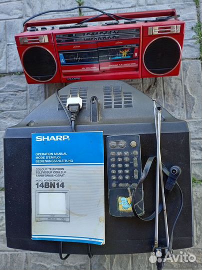 Телевизор Sharp, Магнитофон Sanyo