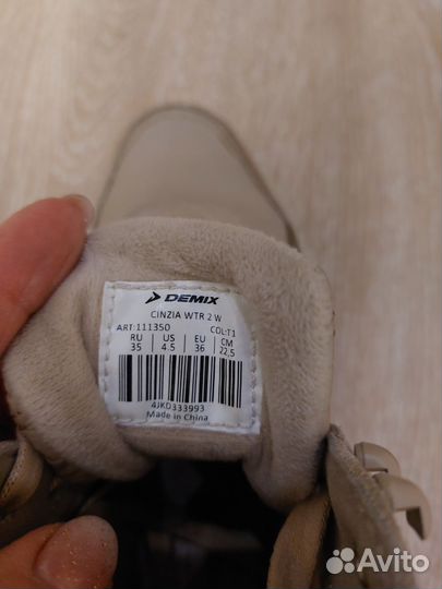 Ботинки демисезонные для девочки