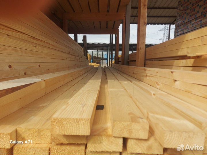 Хвойная обрезная доска 40х200х6000