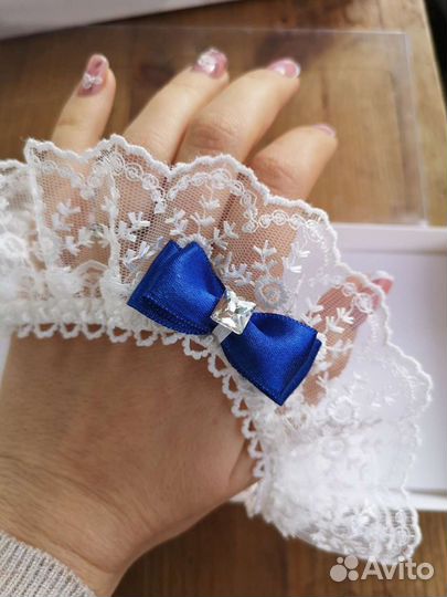 Свадебная подвязка в коробке