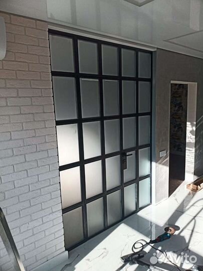 Перегородка межкомнатная в стиле лофт