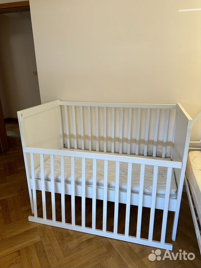 Детская кроватка IKEA сундвик