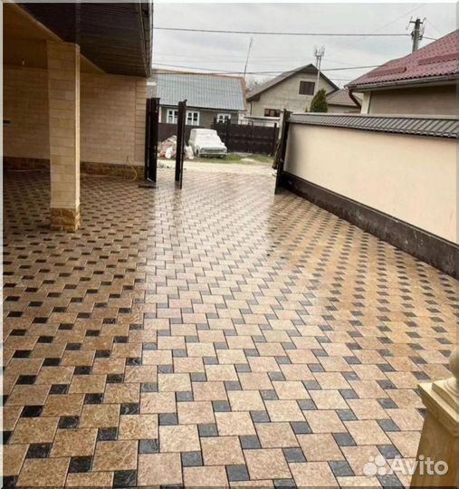 Тротуарная плитка брусчатка