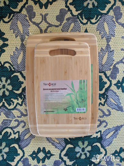 Доски разделочные бамбуковые Termico с ручкой