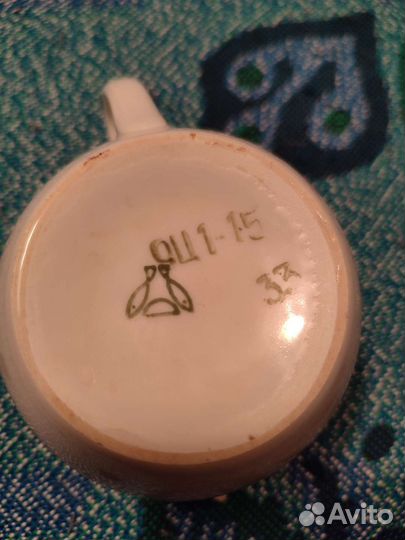 Чашка с блюдцем СССР Сервиз Чайная пара