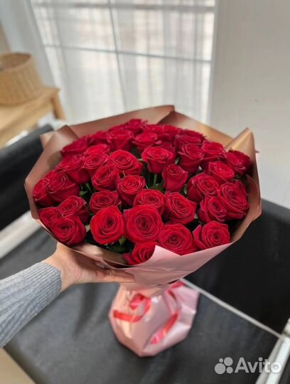 101 Роза цветы доставка 25 51 101 Розы