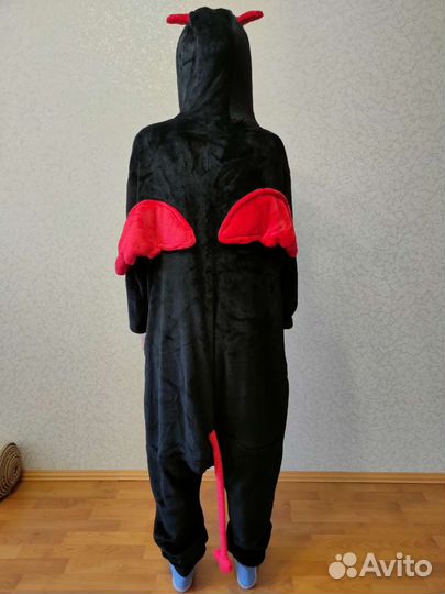 Пижама кигуруми дьявол взрослая