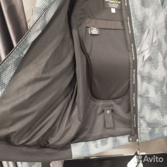 Мототолстовка DF urban grey polygon с защитой