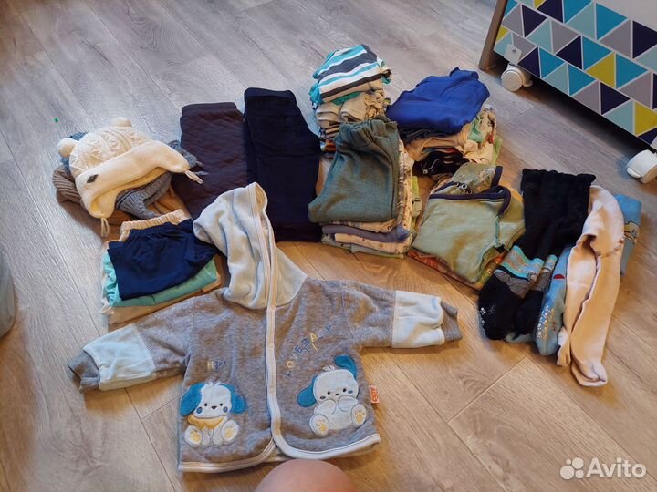 Детские вещи пакетом на мальчика 86 92