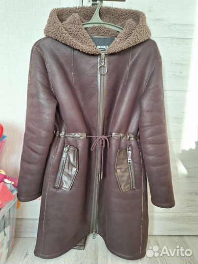 Дубленка-парка