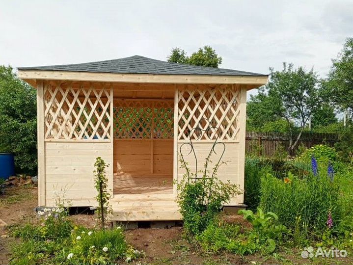 Беседка на дачу