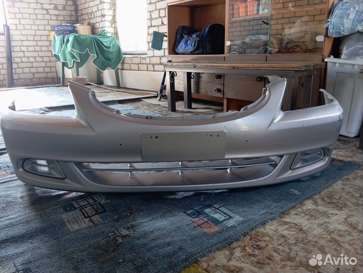 Бампер хундай акцент передный