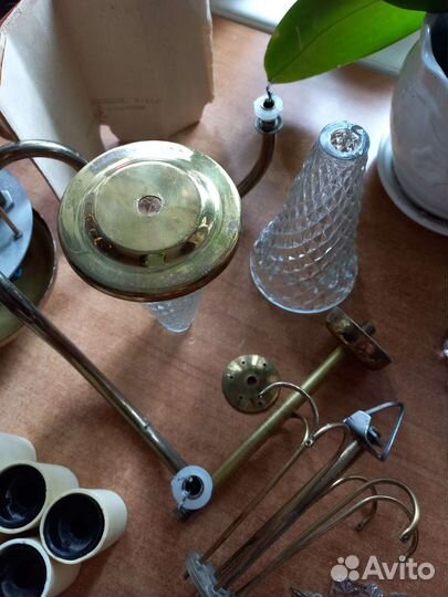 Люстра хрустальная. времен ссср.60-70гг