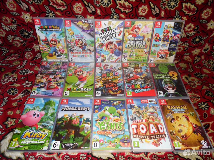 Игрушки для Nintendo Switch (новые)