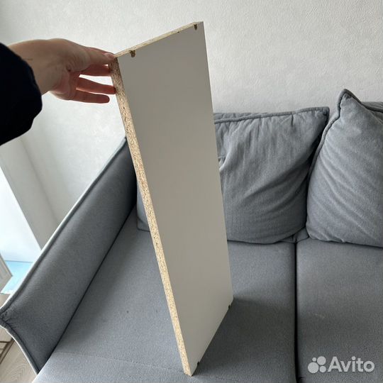 Полка белая 76х26 см для шкафа IKEA Billy