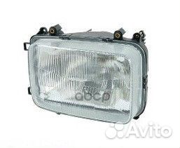 AF 505551L фара (E4) левая прямоуг. лампа H4