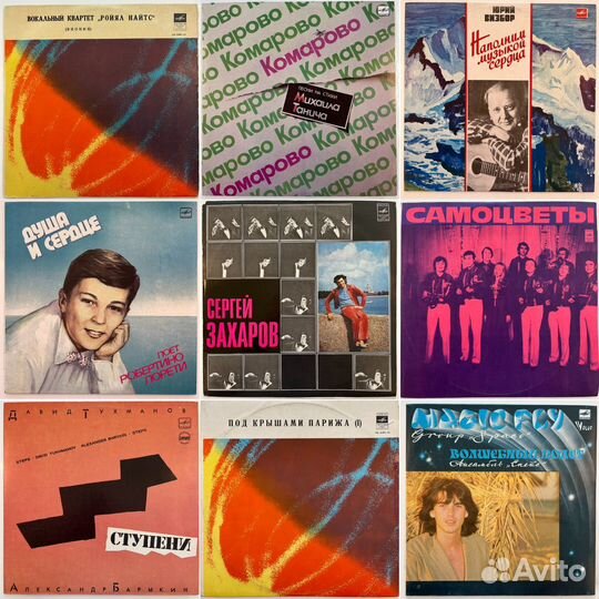 Виниловые пластинки в ассортименте