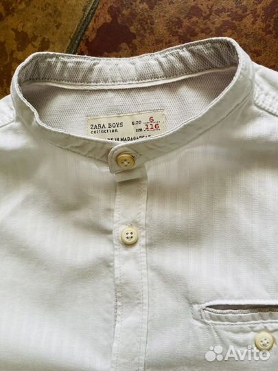 Брюки 110,рубашка 116 zara, школьное