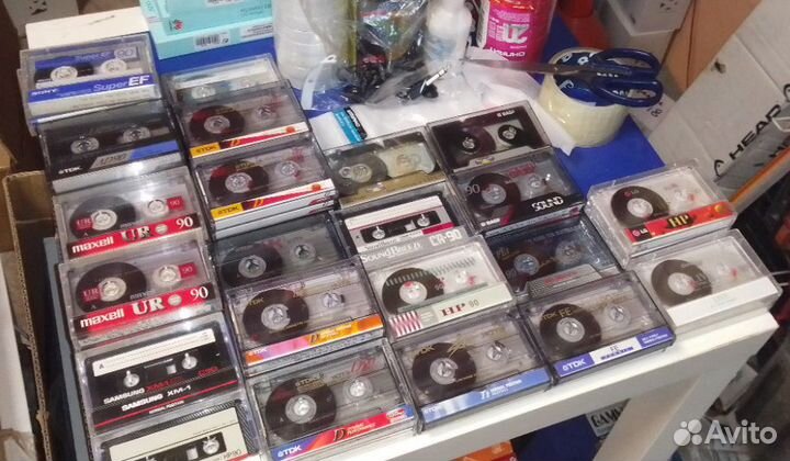 Аудиокассеты фирменные 1 запись