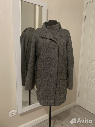 Пальто женское шерстяное теплое 42-46