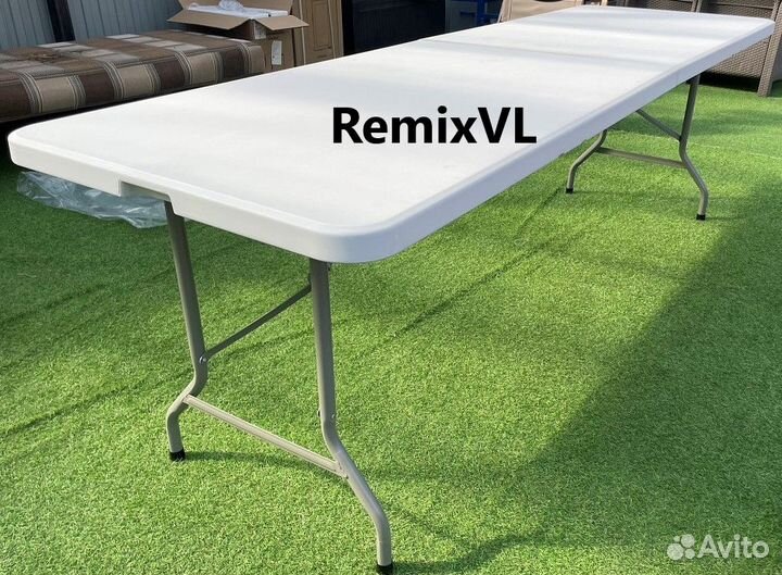 Видео огромный стол туристический складной 240х76