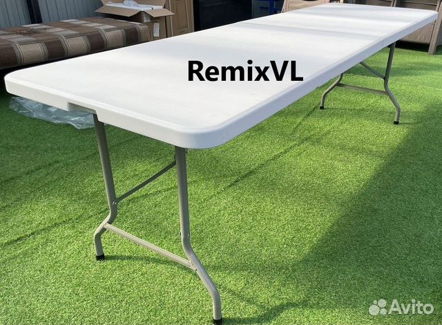 Видео огромный стол туристический складной 240х76