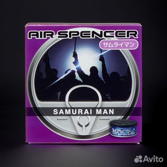 Ароматизатор меловой spirit refill - samurai MAN