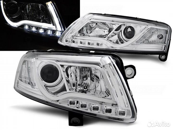 Фары Audi A6 C6 (04-08) lpau95