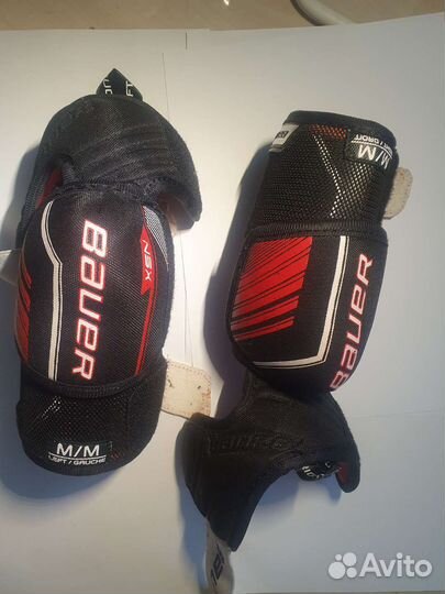 Налокотники хоккейные bauer nsx JR р-р М, б/у