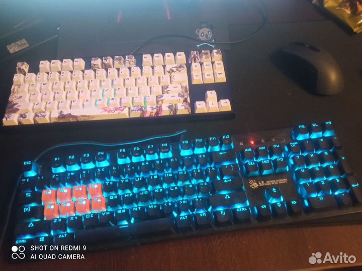 Клавиатура проводная A4Tech Bloody B820R Blue S