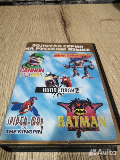 Sega mega drive 2(не рабочая), + 5 картриджей