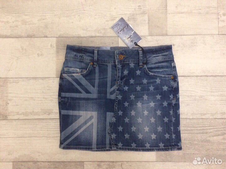 Юбка джинсовая colins