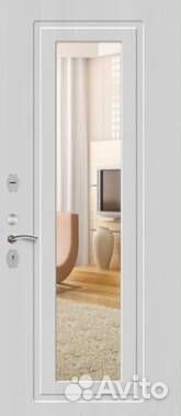 Входная дверь с зеркалом новая
