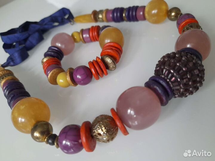 Бусы и браслет