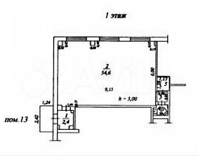 Торговая площадь, 60.6 м²