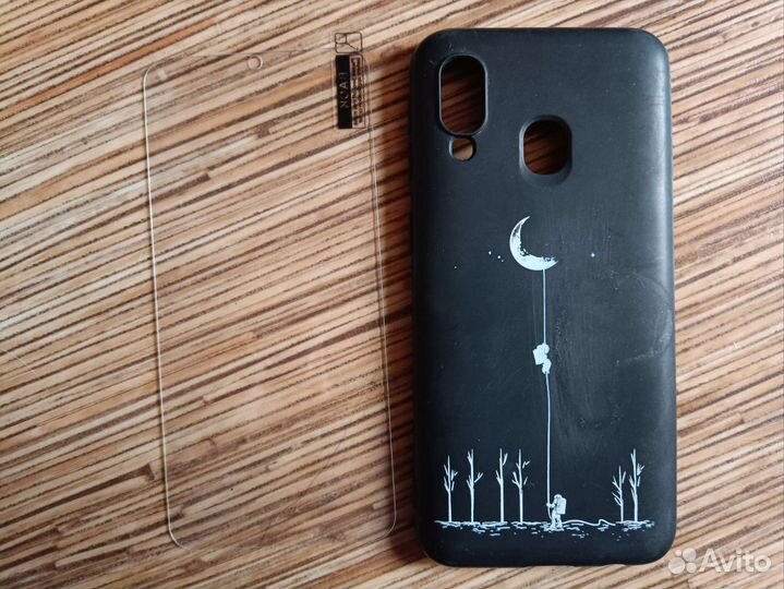 Стекло + чехол для Samsung a32 и a40