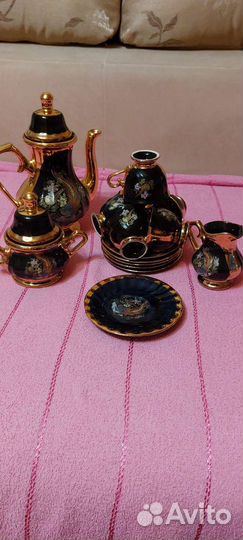 Новый чайный сервис с золотом