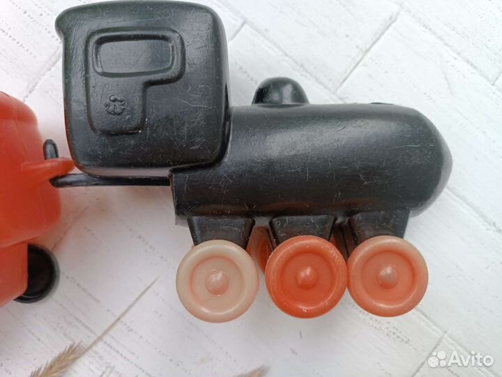 Детские игрушки СССР поезд дутыш Ленигрушка