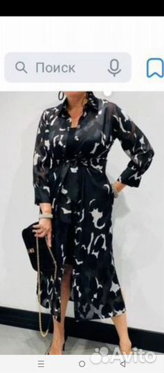 Платье из шифона