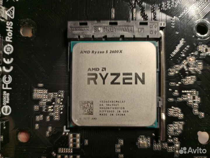 Материнская плата с процессором amd ryzen 5 2600х
