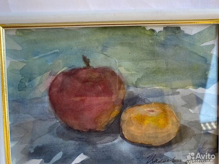 Картина акварель А5