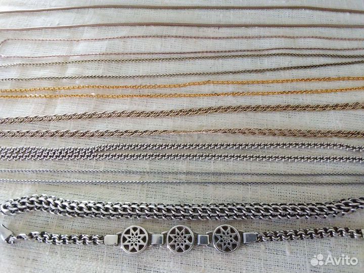 Цепочки серебро