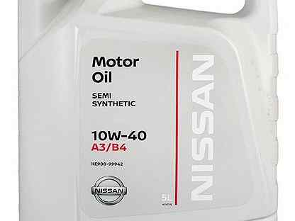 Масло полусинтетическое nissan 10w40 5L Motor Oil