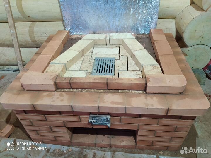 Печи, камины, садов. комплексы барбекю из кирпича