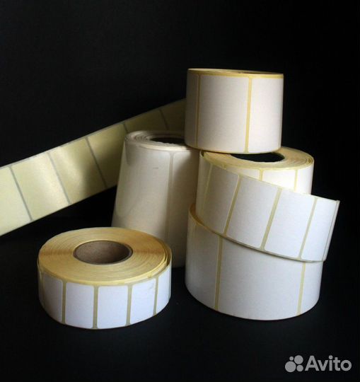 Термоэтикетка 58х40 мм эко, намотка 500