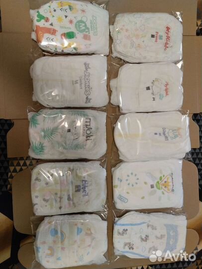 Подгузники-трусики 6-11кг набор пробников