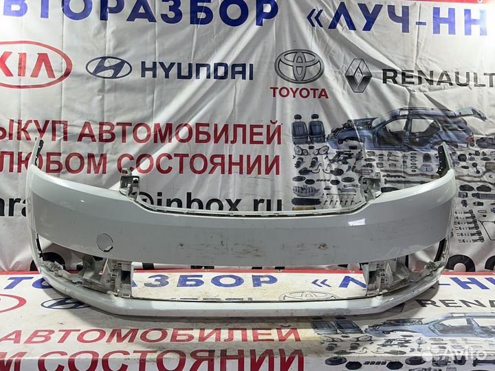 Передний бампер Skoda Rapid 2014