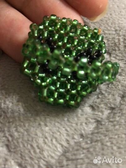 Кольцо из бисера