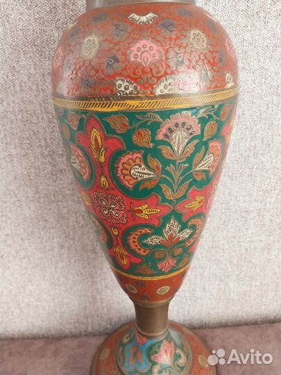 Ваза индийская латунь 56 см